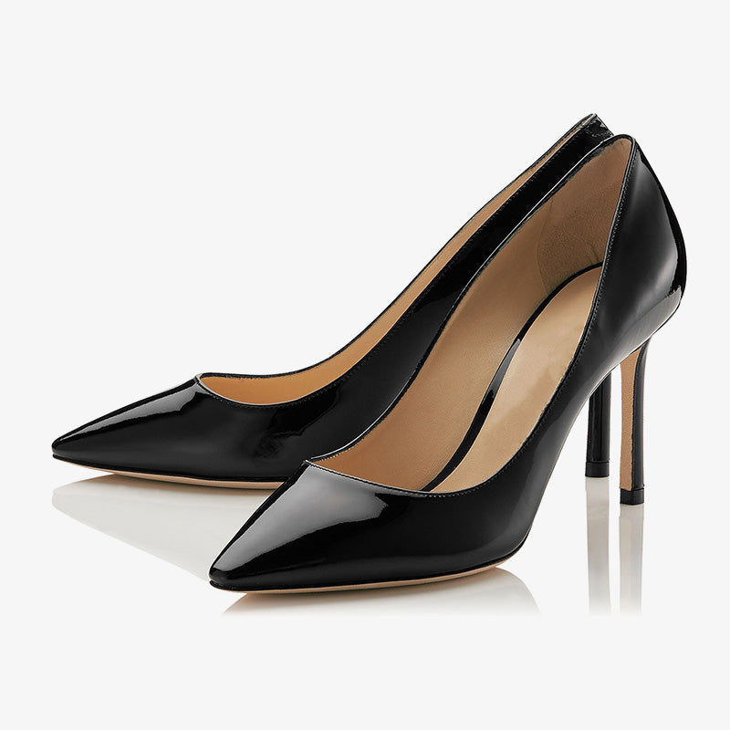 Black Pointed Toe Pumps